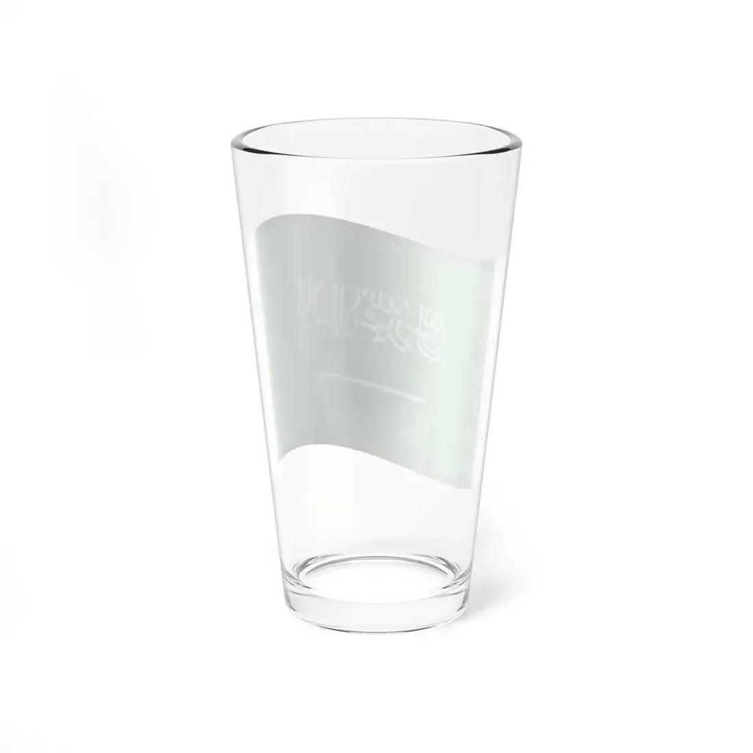 Nuvola Saudi flag (Saudi Arabia) Pint Glass 16oz - Go Mug Yourself