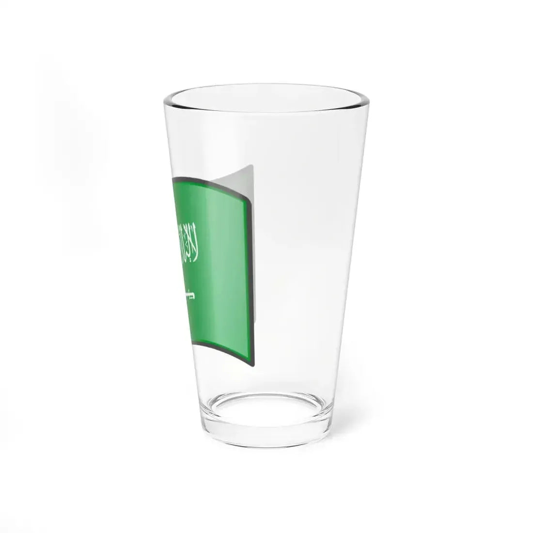 Nuvola Saudi flag (Saudi Arabia) Pint Glass 16oz - Go Mug Yourself