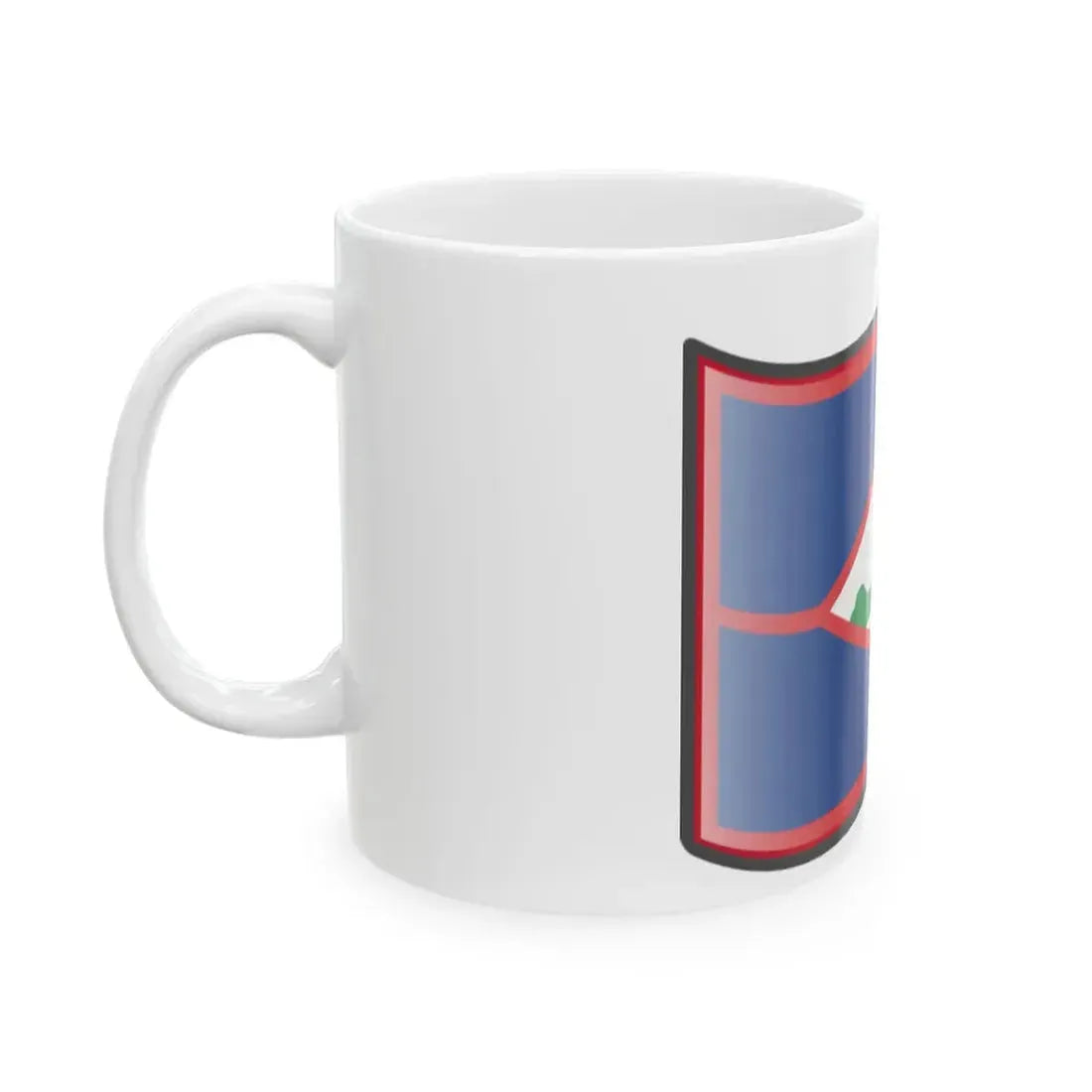 Nuvola Sint Eustatius flag (Netherlands) White Coffee Mug - Go Mug Yourself