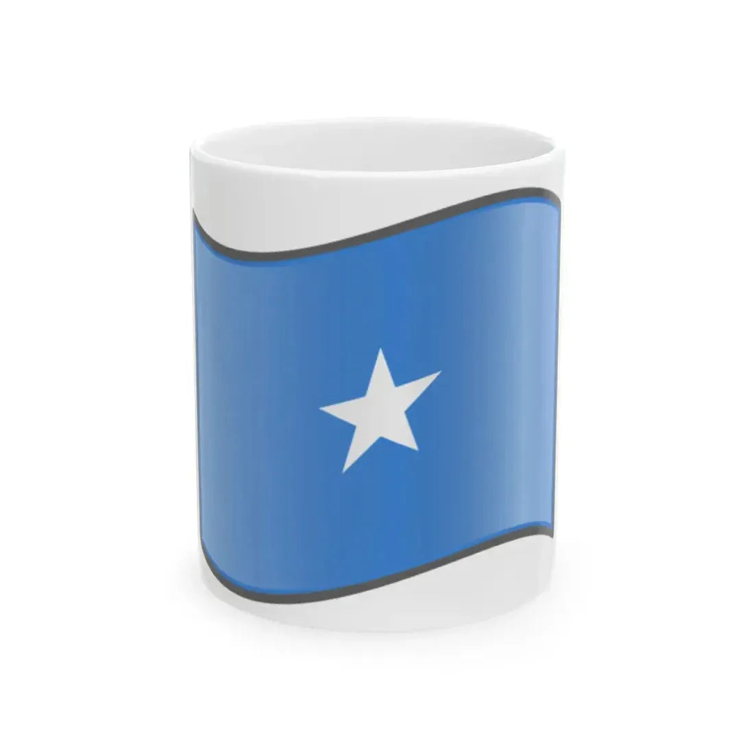 Nuvola Somalian flag (Mali) White Coffee Mug 11oz - Go Mug Yourself