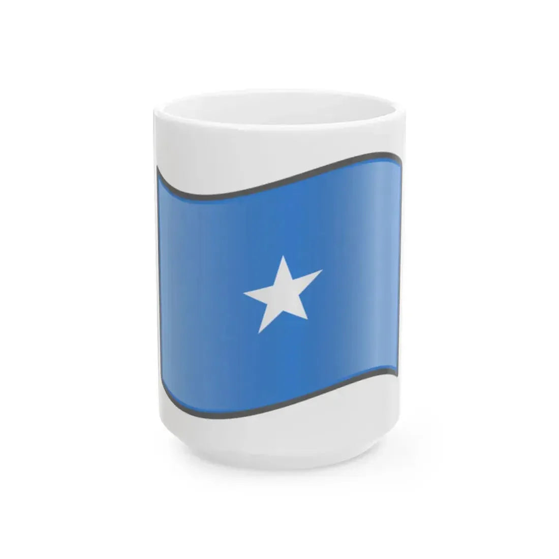 Nuvola Somalian flag (Mali) White Coffee Mug 15oz - Go Mug Yourself