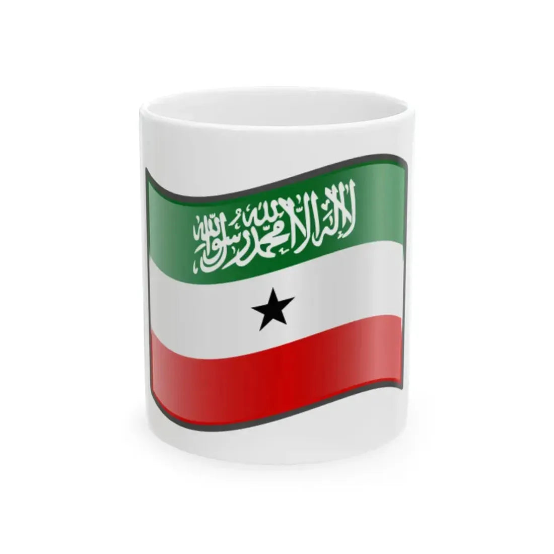 Nuvola Somaliland flag (Mali) White Coffee Mug 11oz - Go Mug Yourself