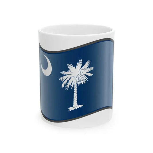 Nuvola South Carolina flag (United States) White Coffee Mug 11oz - Go Mug Yourself