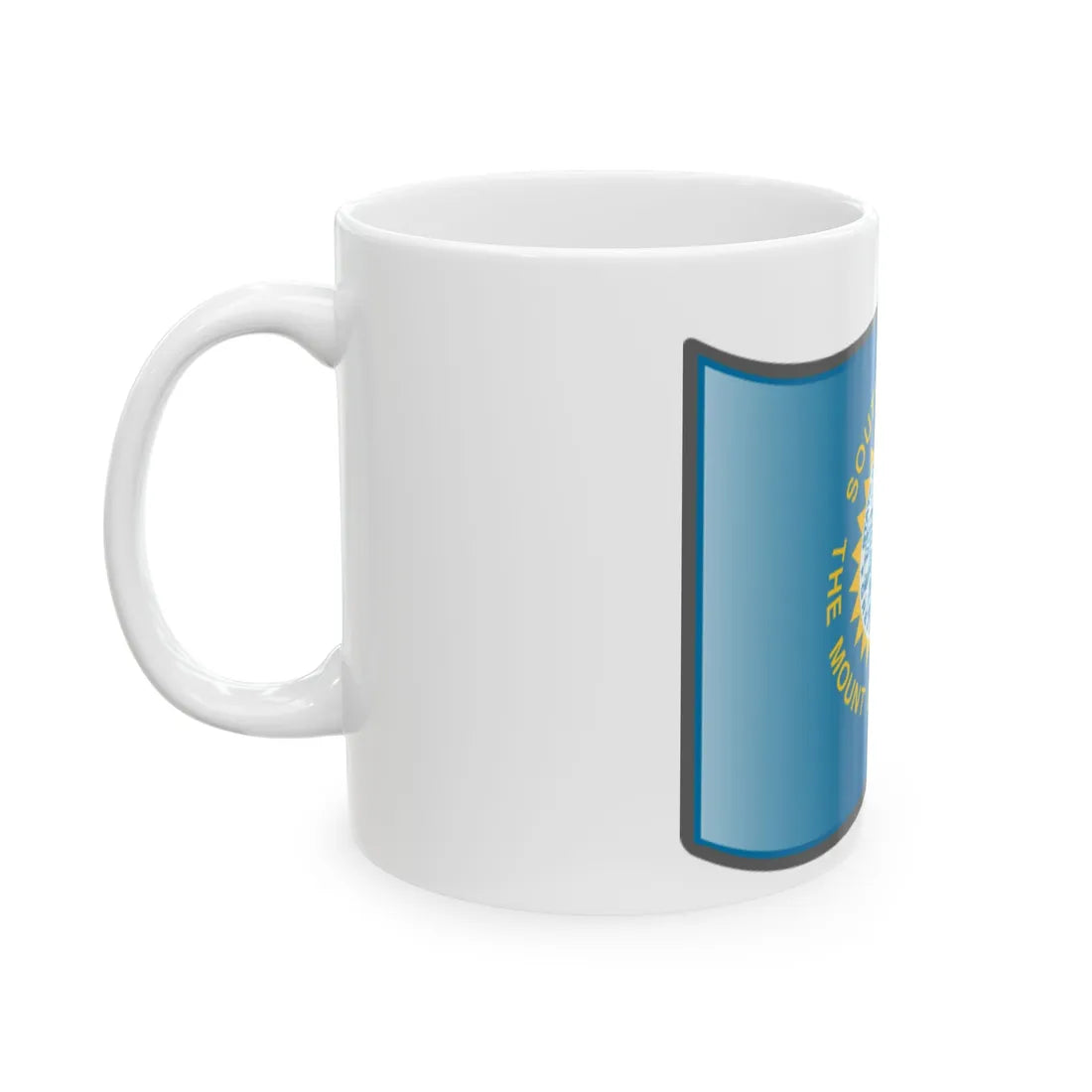 Nuvola South Dakota flag (United States) White Coffee Mug - Go Mug Yourself