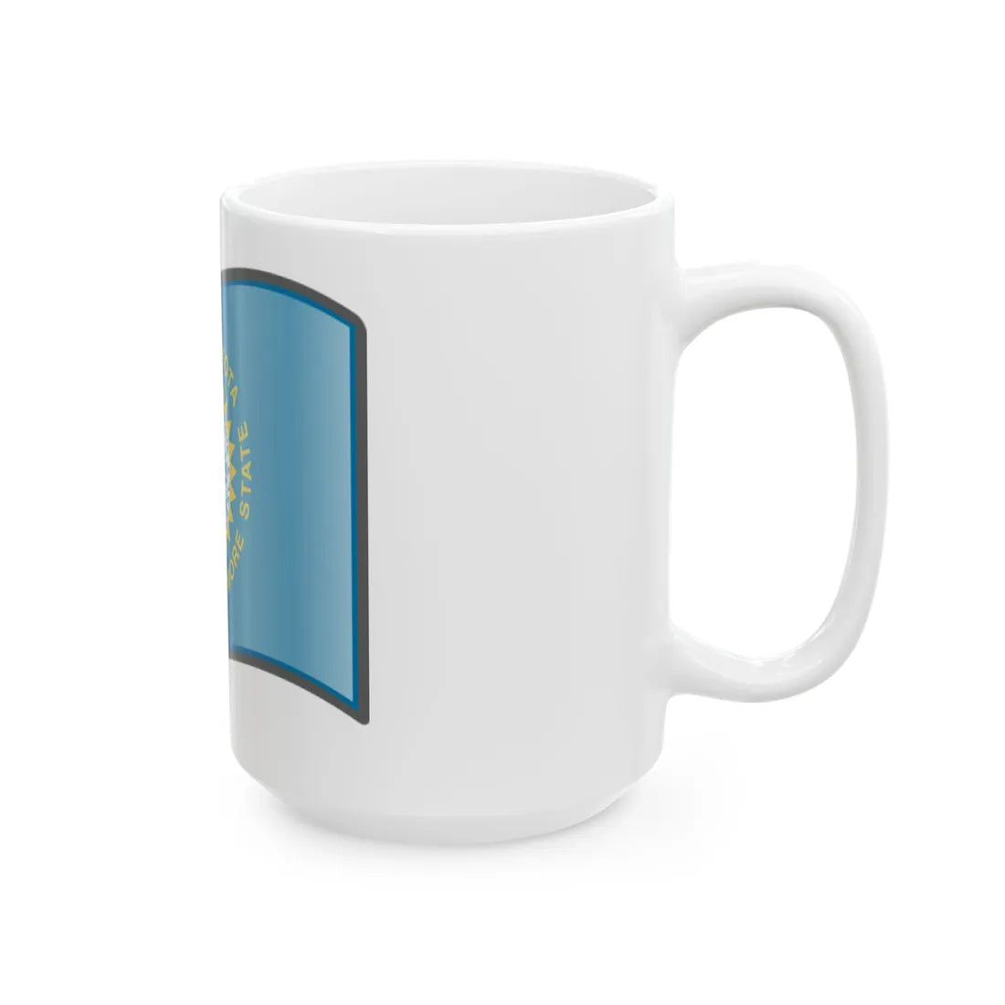 Nuvola South Dakota flag (United States) White Coffee Mug - Go Mug Yourself