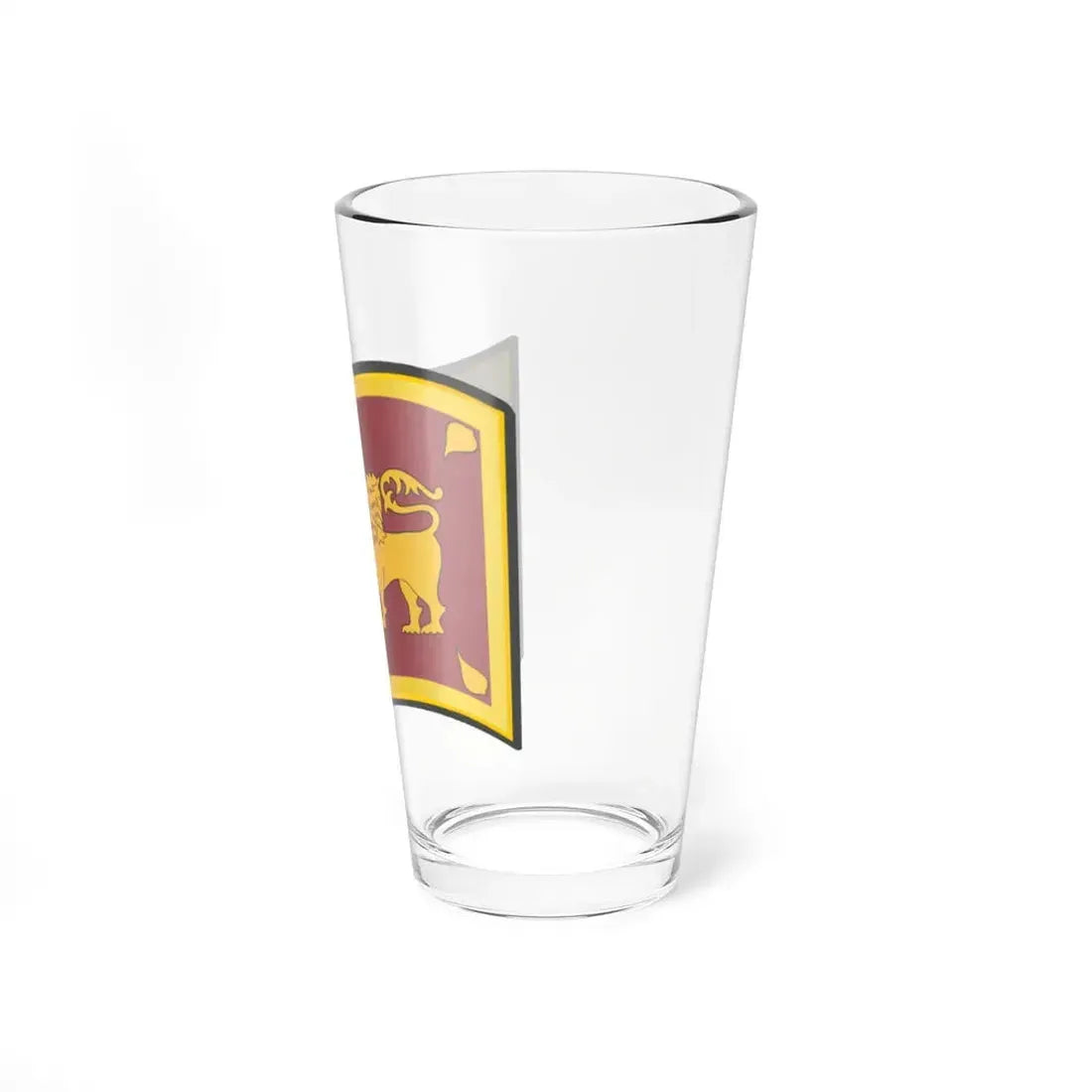 Nuvola Sri Lankan flag (Sri Lanka) Pint Glass 16oz - Go Mug Yourself
