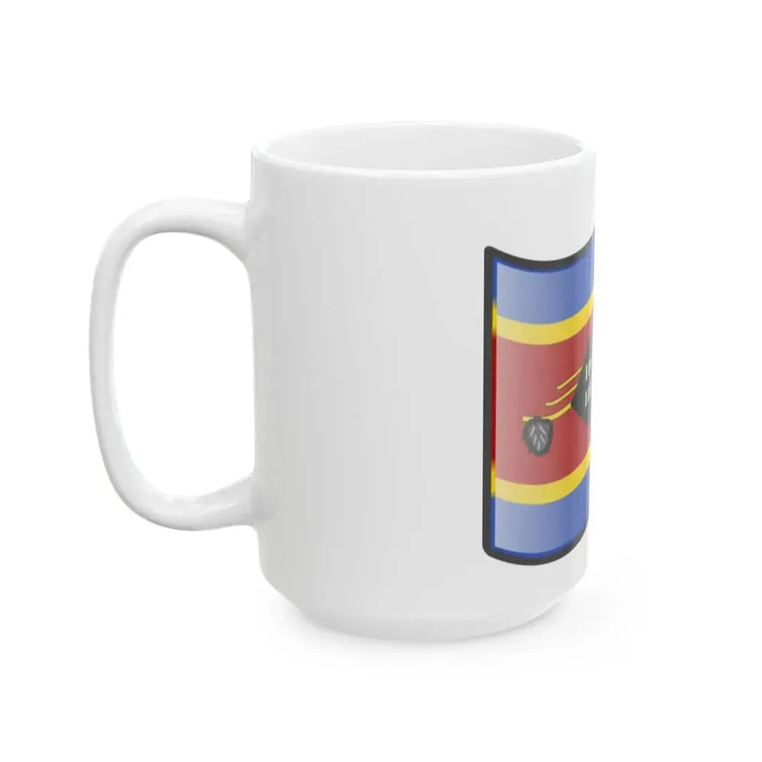 Nuvola Swazi flag (Eswatini) White Coffee Mug - Go Mug Yourself