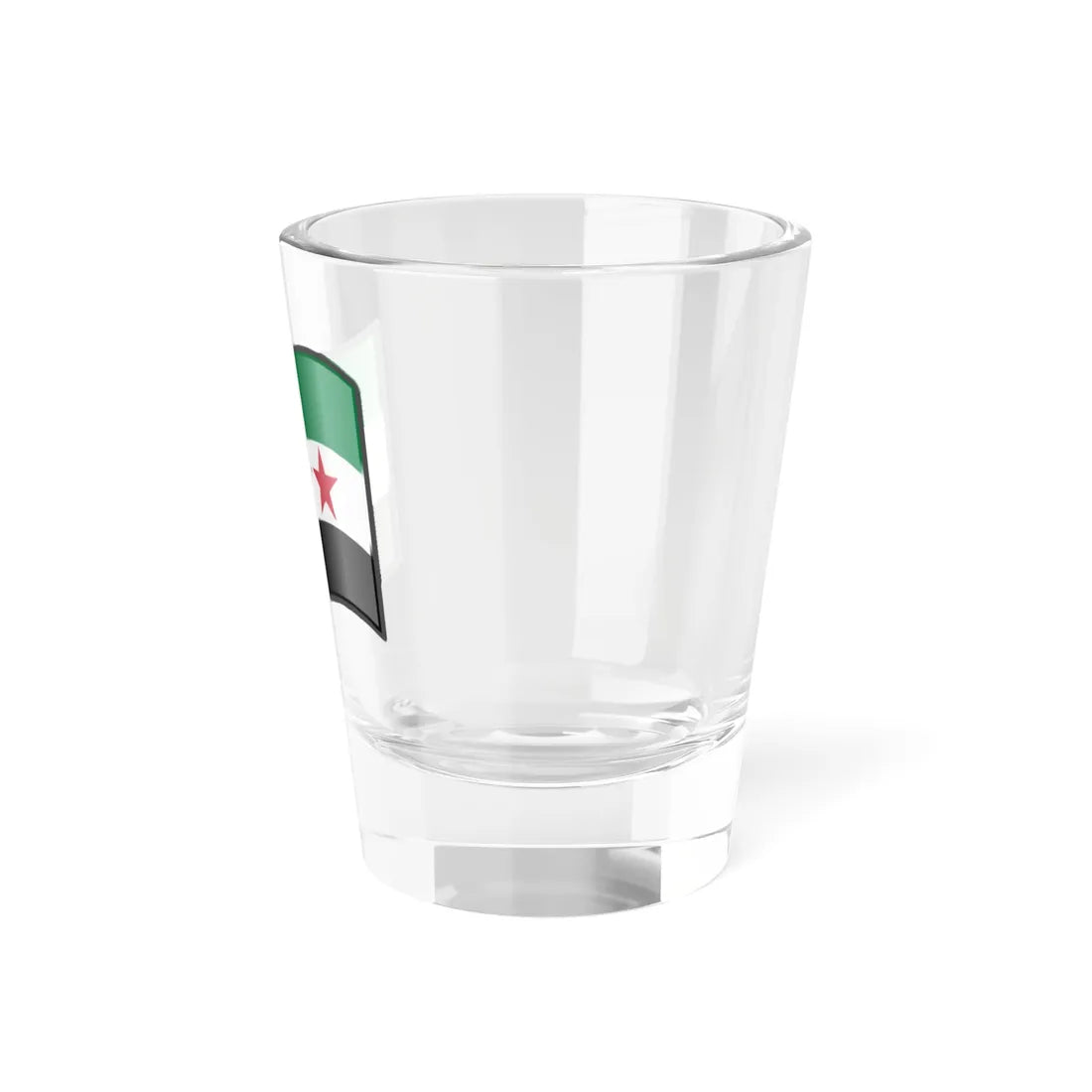 Nuvola Syria flag 1932-1958 and 1961-1963 (Syria) Shot Glass 1.5oz - Go Mug Yourself