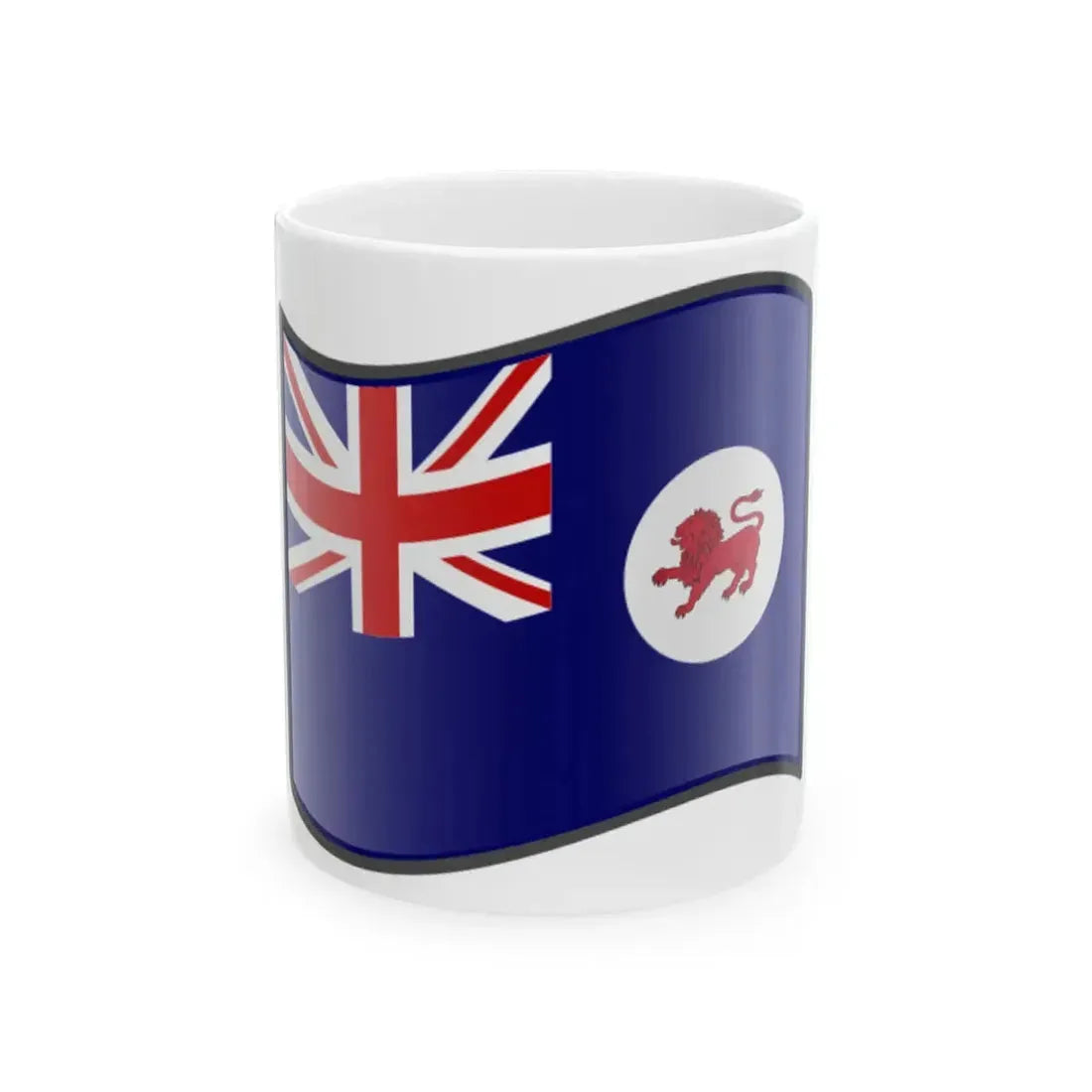 Nuvola Tasmanian flag (Australia) White Coffee Mug 11oz - Go Mug Yourself