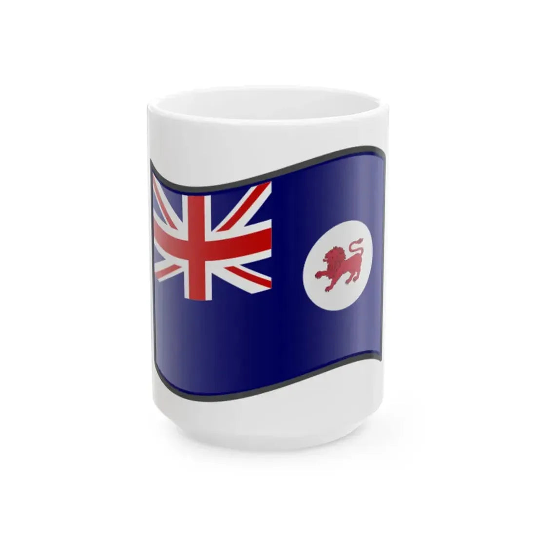 Nuvola Tasmanian flag (Australia) White Coffee Mug 15oz - Go Mug Yourself