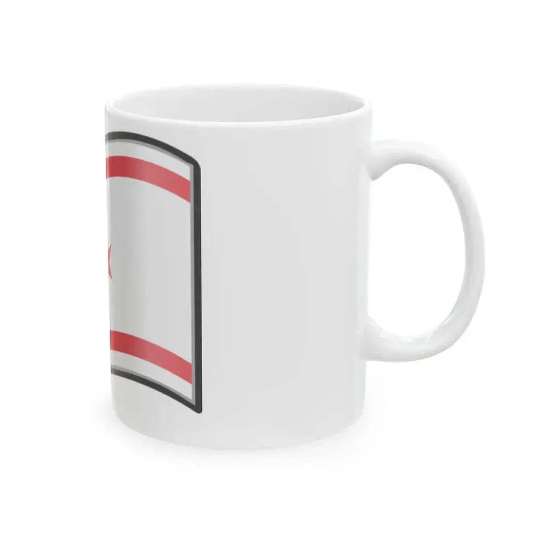 Nuvola Turkish Cypriot flag (Cyprus) White Coffee Mug - Go Mug Yourself