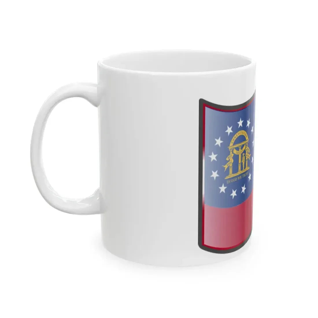 Nuvola US Georgia flag (Georgia) White Coffee Mug - Go Mug Yourself