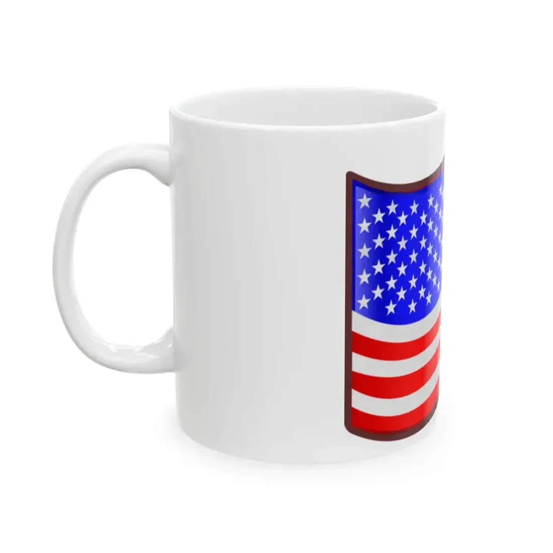 Nuvola USA flag (United States) White Coffee Mug - Go Mug Yourself