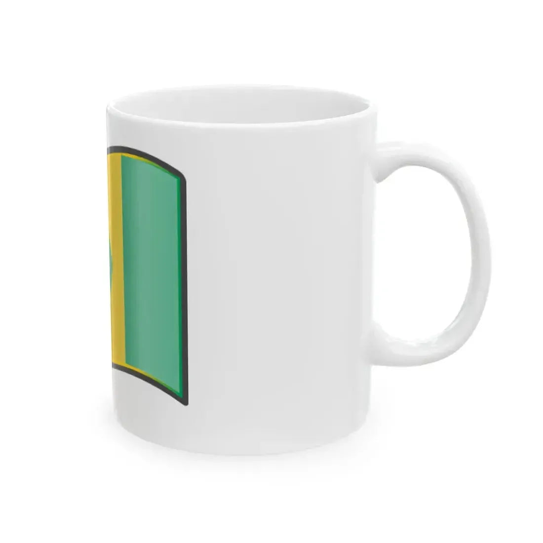 Nuvola Vincentian flag (Saint Vincent and the Grenadines) White Coffee Mug - Go Mug Yourself