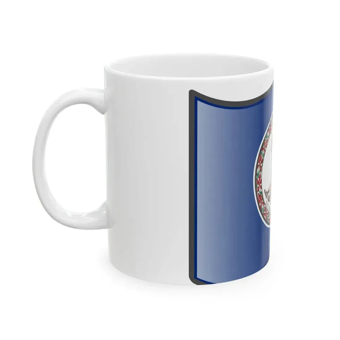 Nuvola Virginia flag (United States) White Coffee Mug - Go Mug Yourself