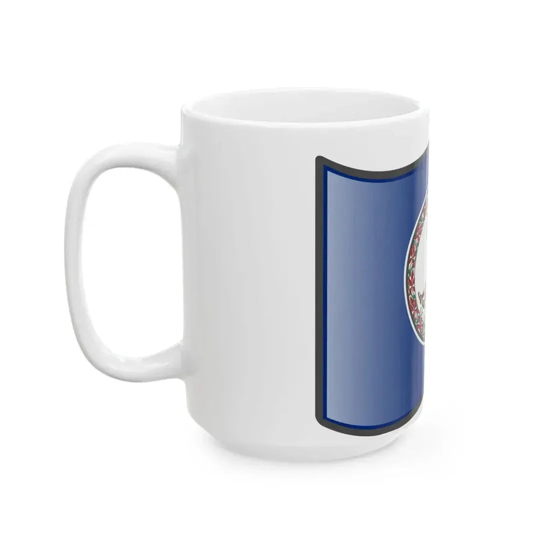 Nuvola Virginia flag (United States) White Coffee Mug - Go Mug Yourself