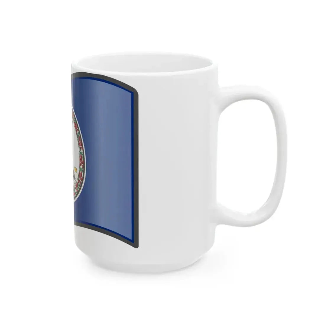 Nuvola Virginia flag (United States) White Coffee Mug - Go Mug Yourself