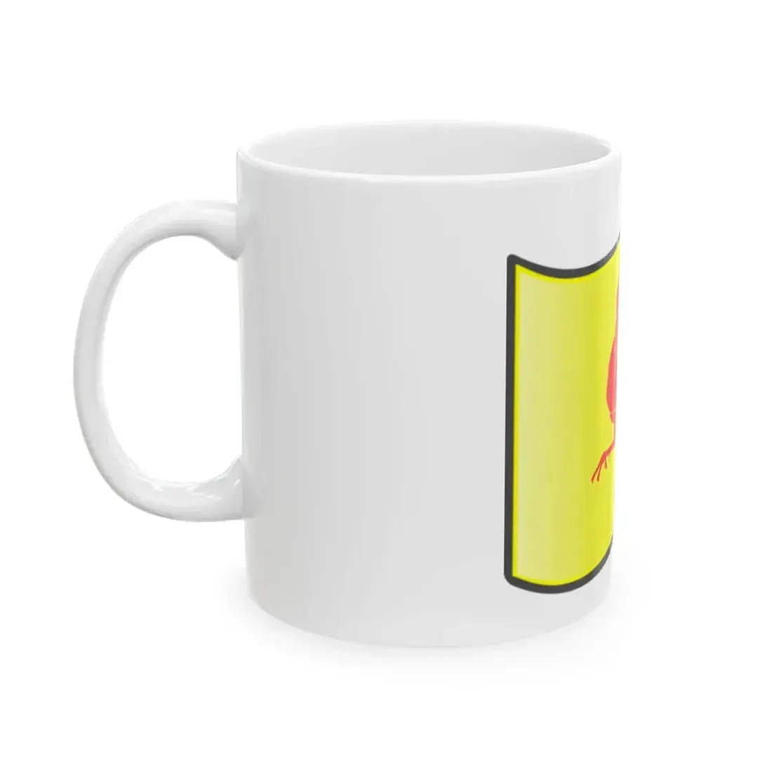 Nuvola Walloon flag (Belgium) White Coffee Mug - Go Mug Yourself