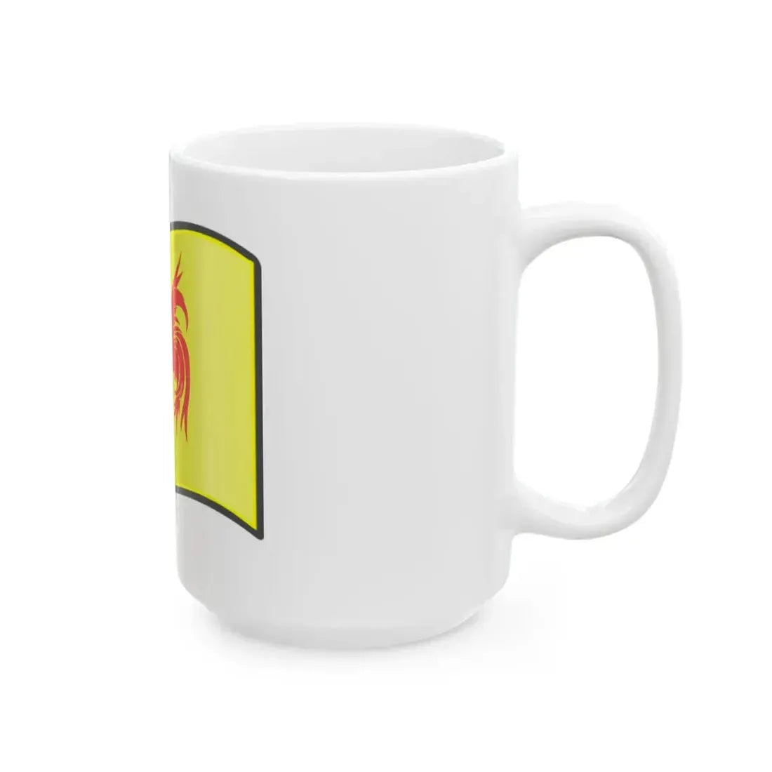 Nuvola Walloon flag (Belgium) White Coffee Mug - Go Mug Yourself