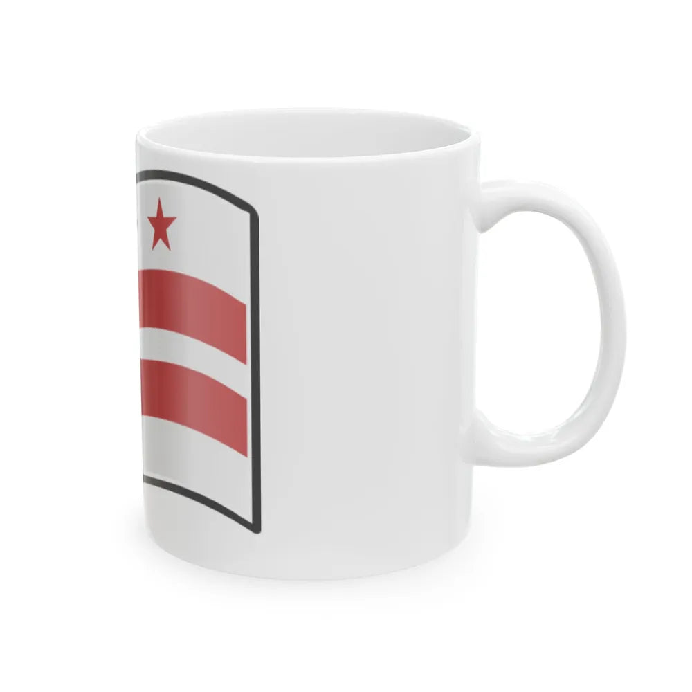 Nuvola Washington D.C. Flag (United States) White Coffee Mug - Go Mug Yourself
