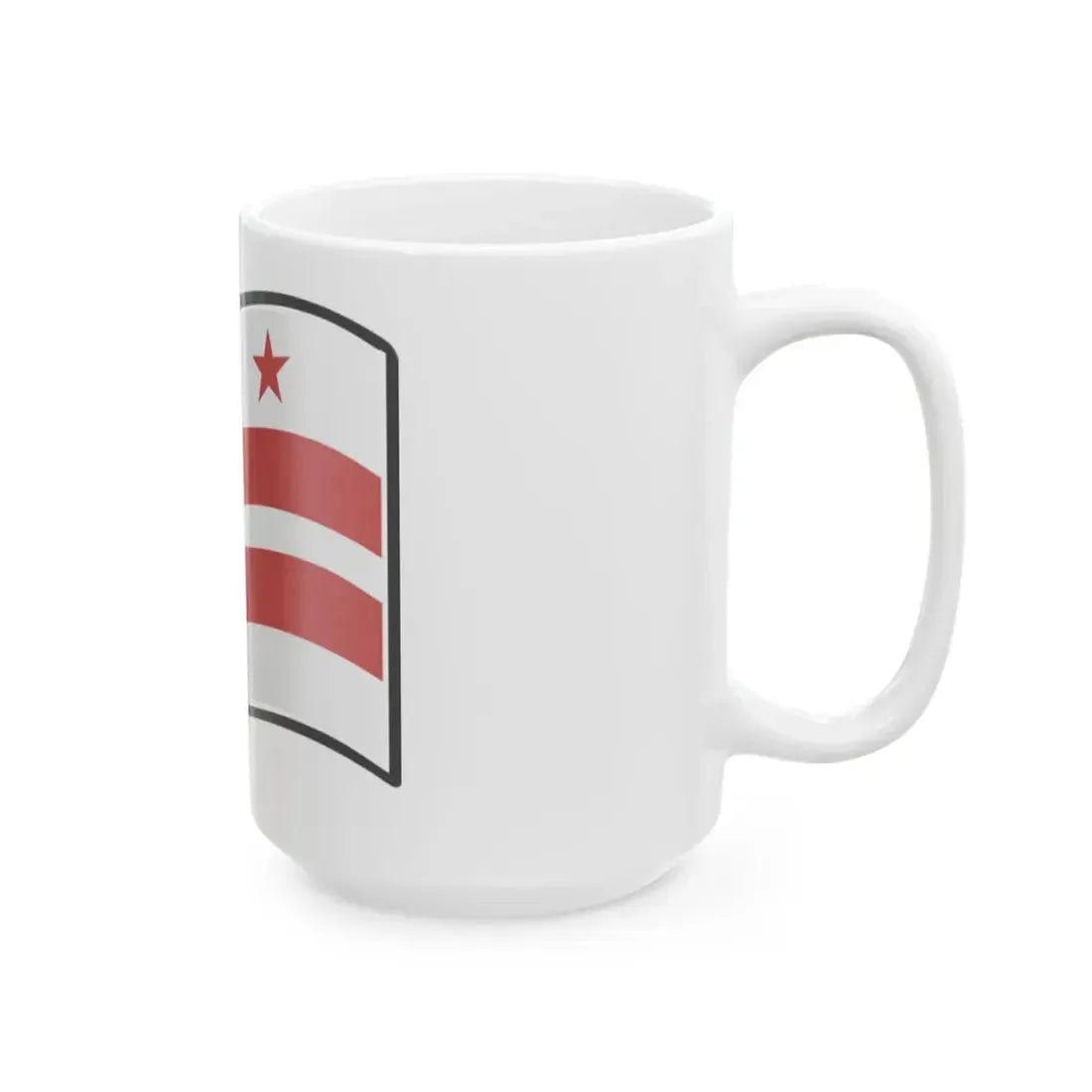 Nuvola Washington D.C. Flag (United States) White Coffee Mug - Go Mug Yourself