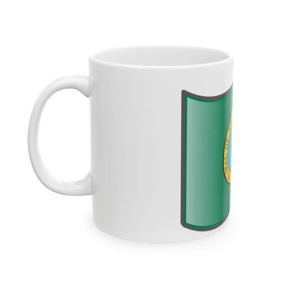 Nuvola Washington flag (United States) White Coffee Mug - Go Mug Yourself