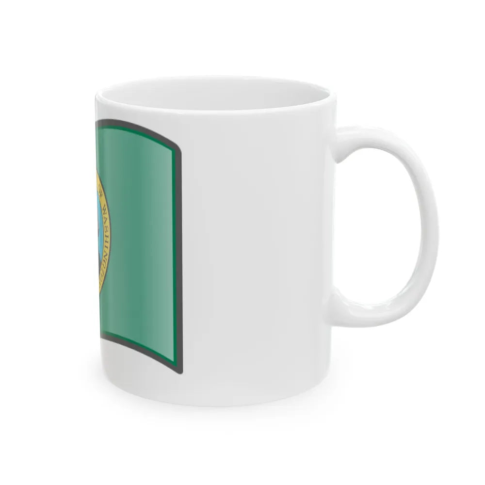 Nuvola Washington flag (United States) White Coffee Mug - Go Mug Yourself