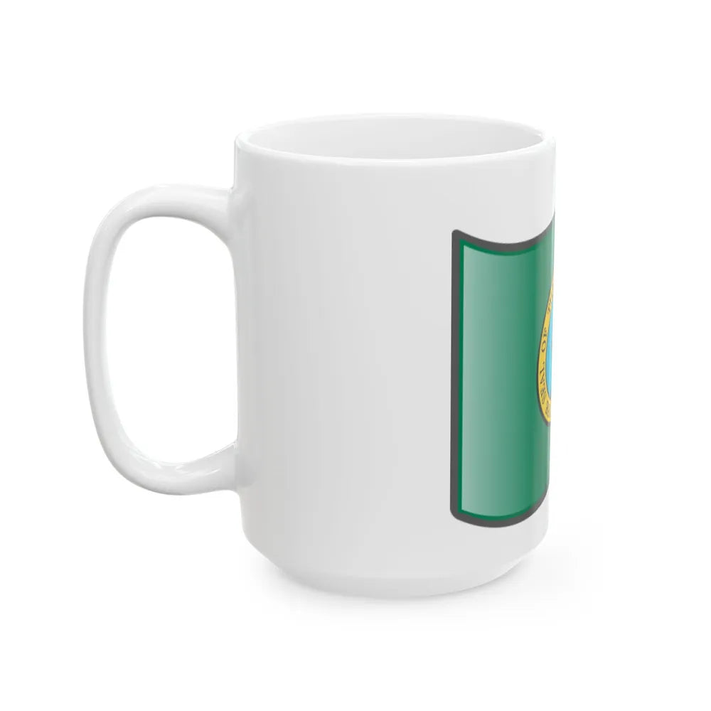 Nuvola Washington flag (United States) White Coffee Mug - Go Mug Yourself