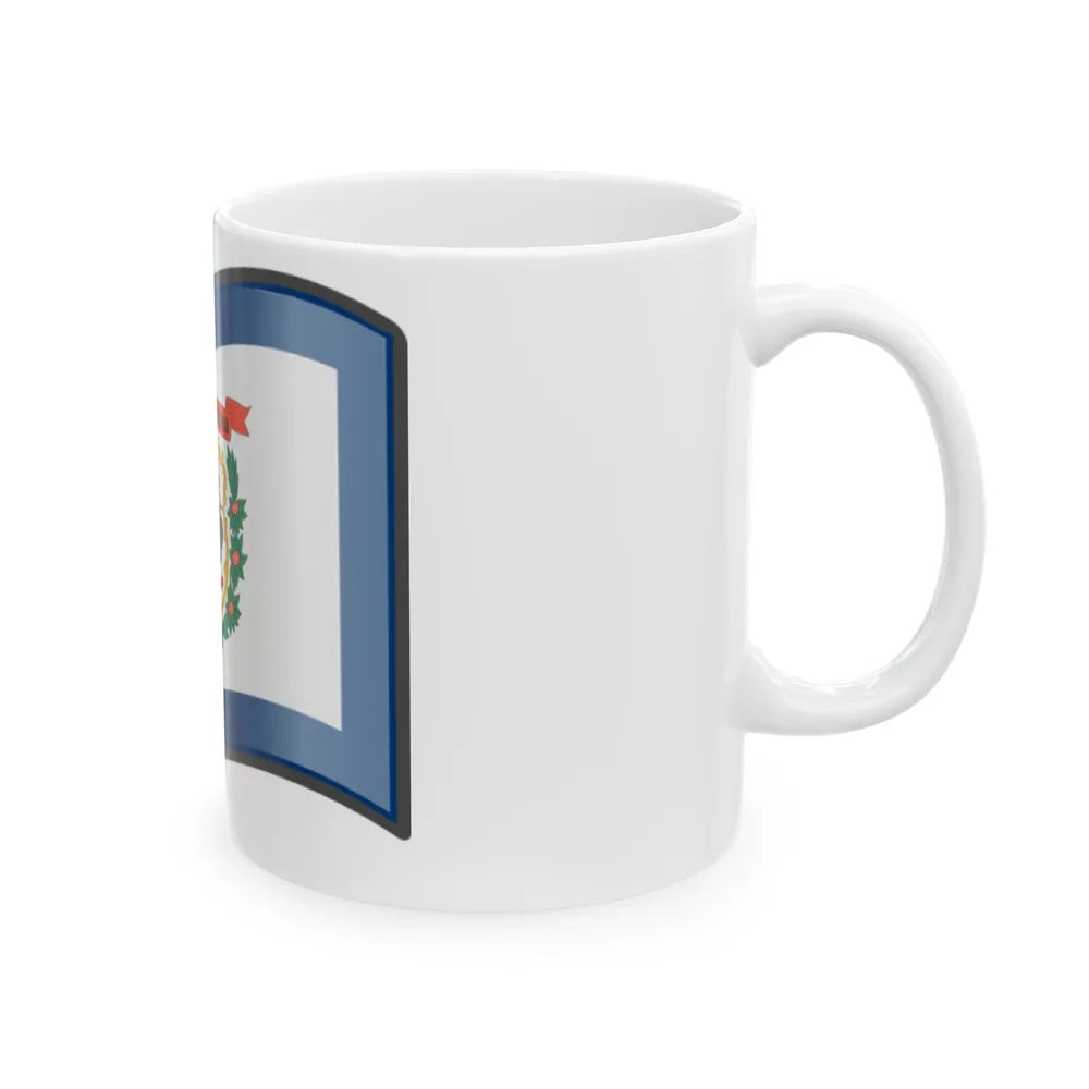 Nuvola West Virginia flag (United States) White Coffee Mug - Go Mug Yourself