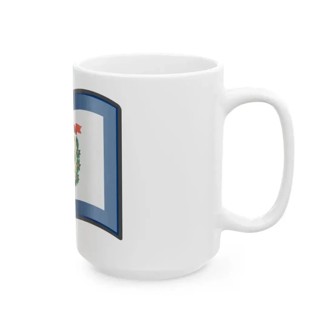 Nuvola West Virginia flag (United States) White Coffee Mug - Go Mug Yourself