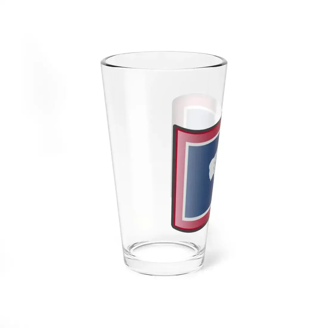 Nuvola Wyoming flag (United States) Pint Glass 16oz - Go Mug Yourself
