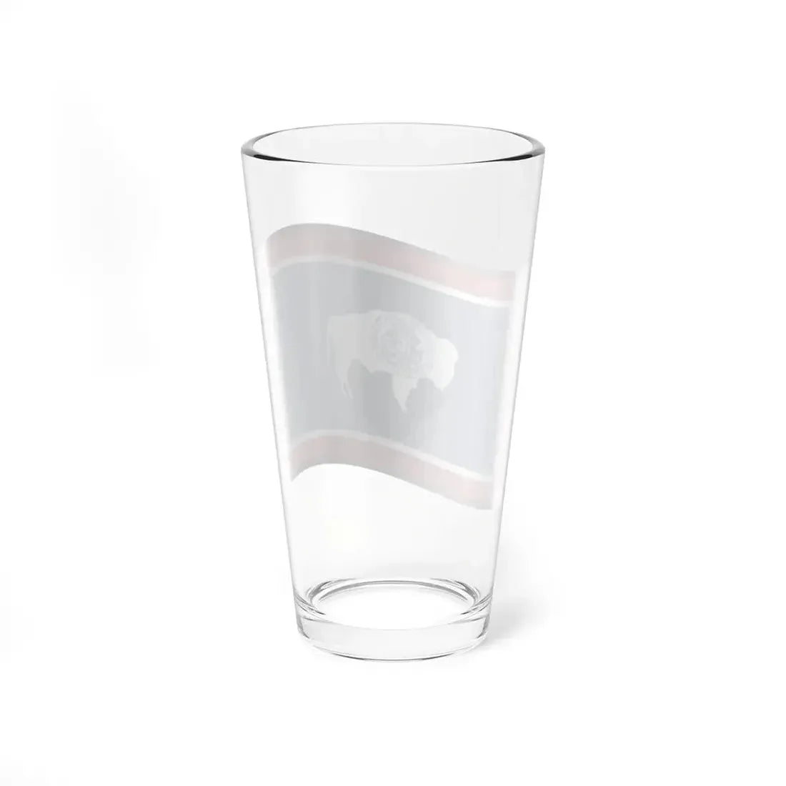 Nuvola Wyoming flag (United States) Pint Glass 16oz - Go Mug Yourself