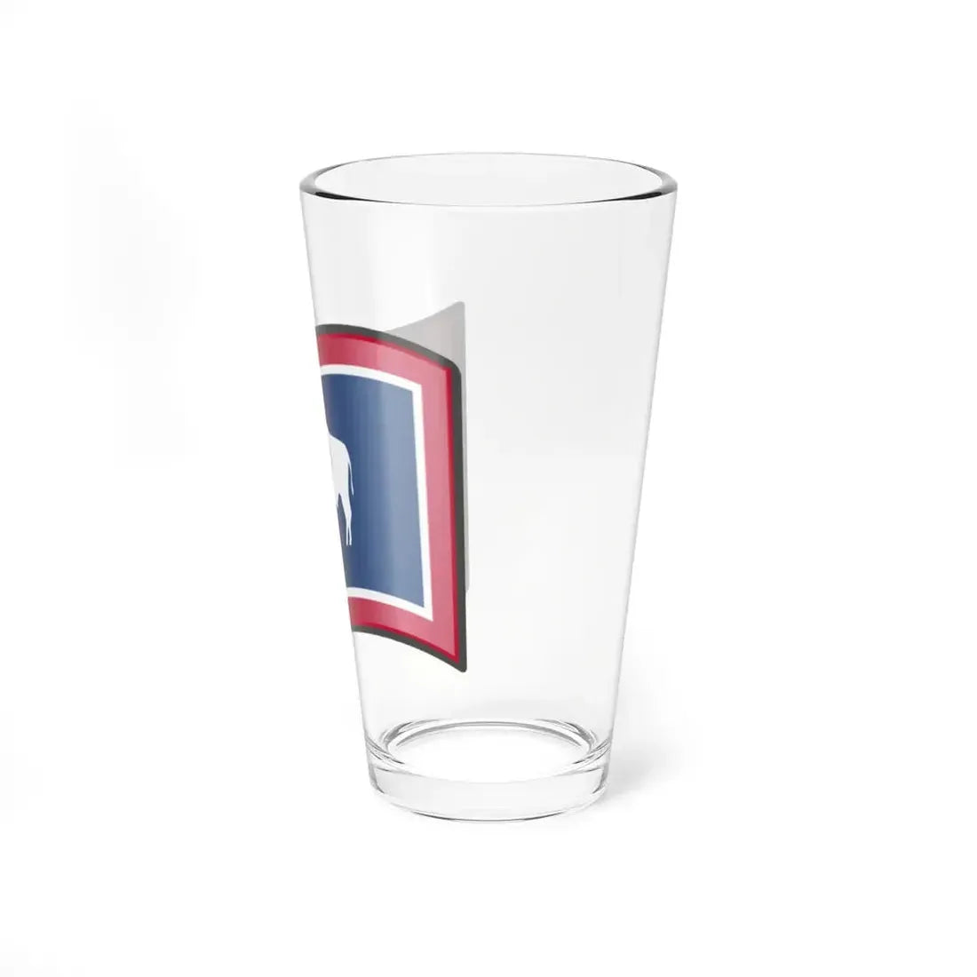 Nuvola Wyoming flag (United States) Pint Glass 16oz - Go Mug Yourself