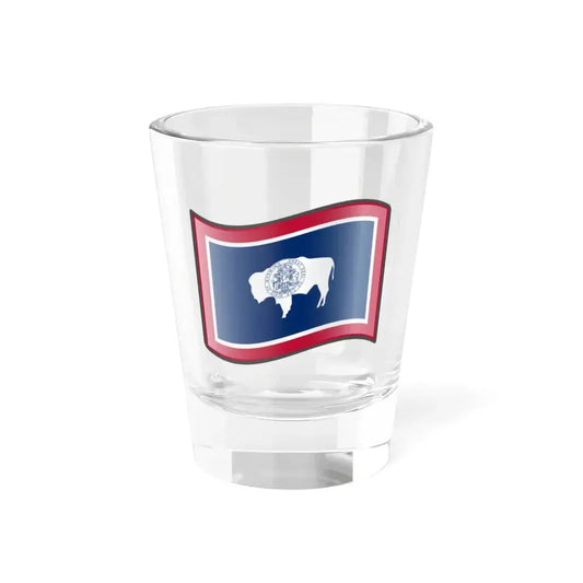 Nuvola Wyoming flag (United States) Shot Glass 1.5oz 1.5oz - Go Mug Yourself