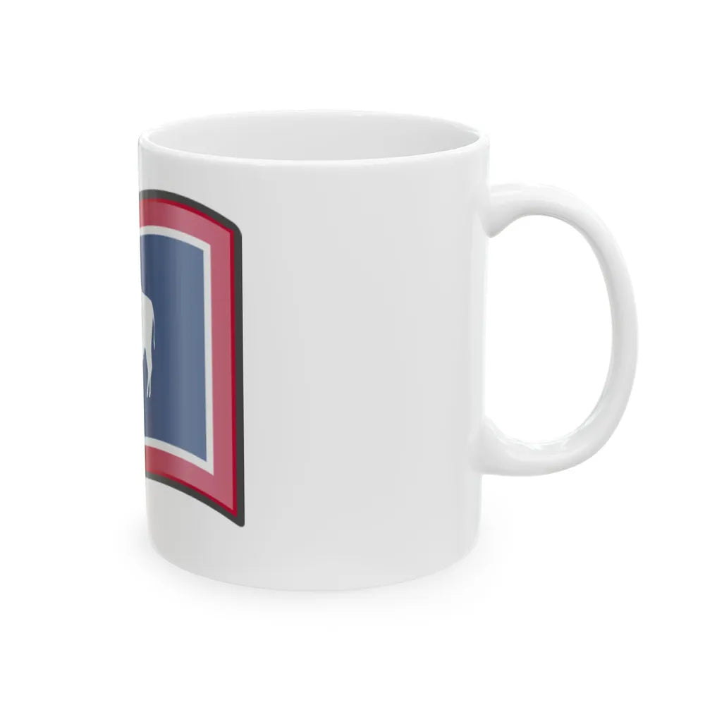 Nuvola Wyoming flag (United States) White Coffee Mug - Go Mug Yourself