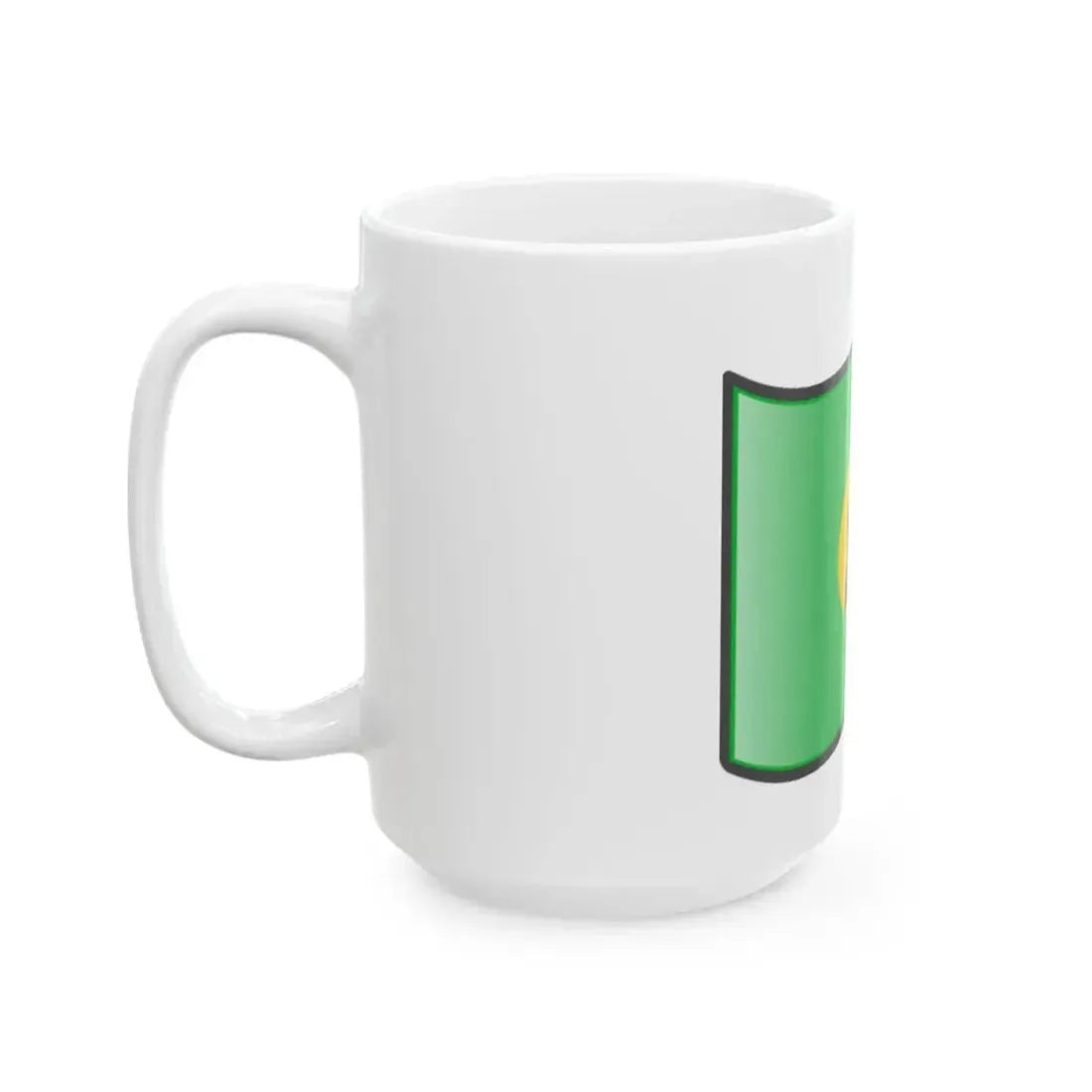 Nuvola Zaire flag (Congo) White Coffee Mug - Go Mug Yourself
