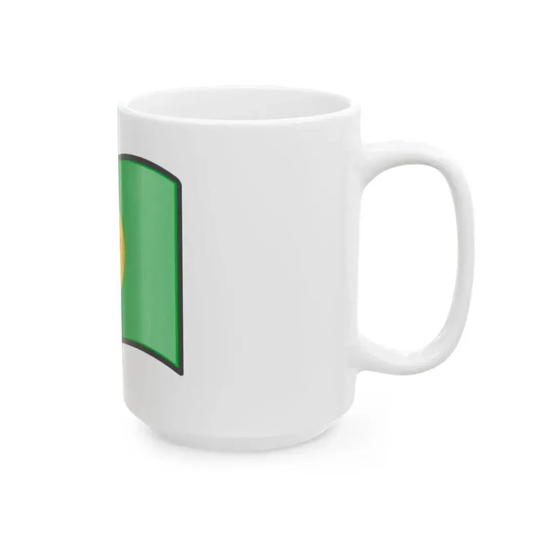 Nuvola Zaire flag (Congo) White Coffee Mug - Go Mug Yourself