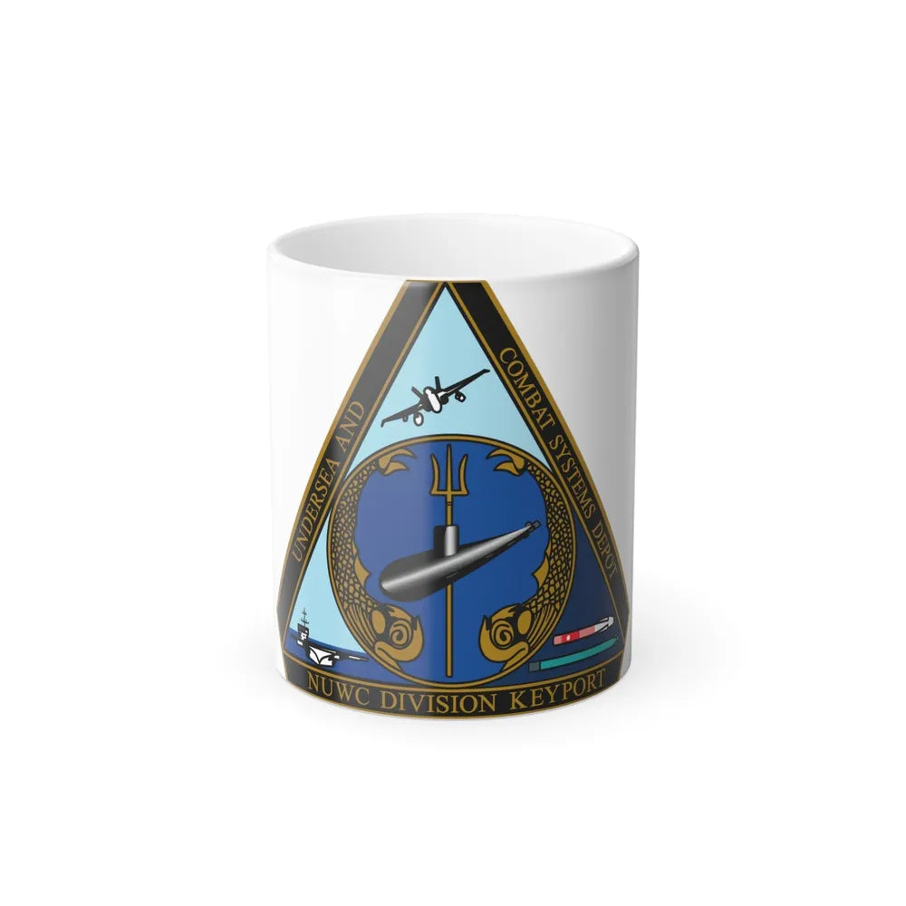 NUWC Division Keyport Naval Undersea Warfare Center (U.S. Navy) Color Changing Mug 11oz-11oz-Go Mug Yourself