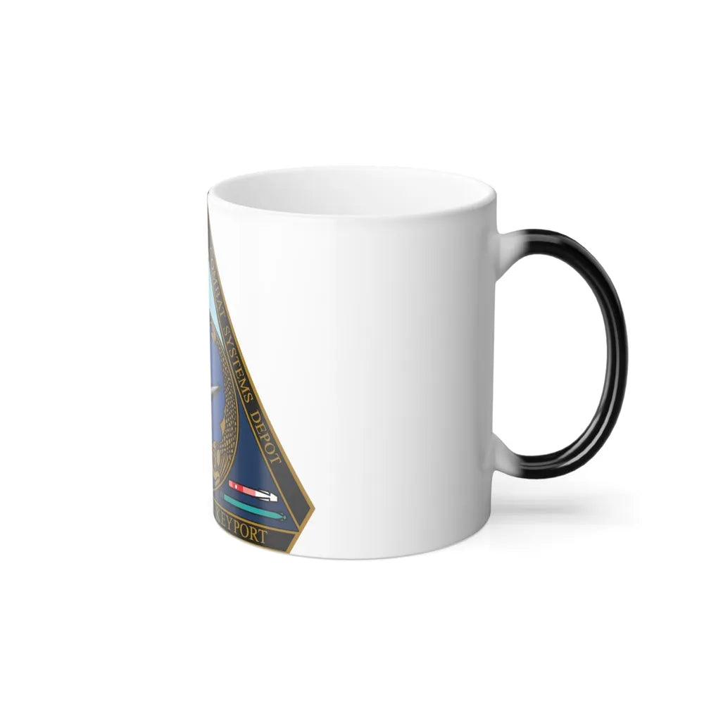NUWC Division Keyport Naval Undersea Warfare Center (U.S. Navy) Color Changing Mug 11oz-Go Mug Yourself