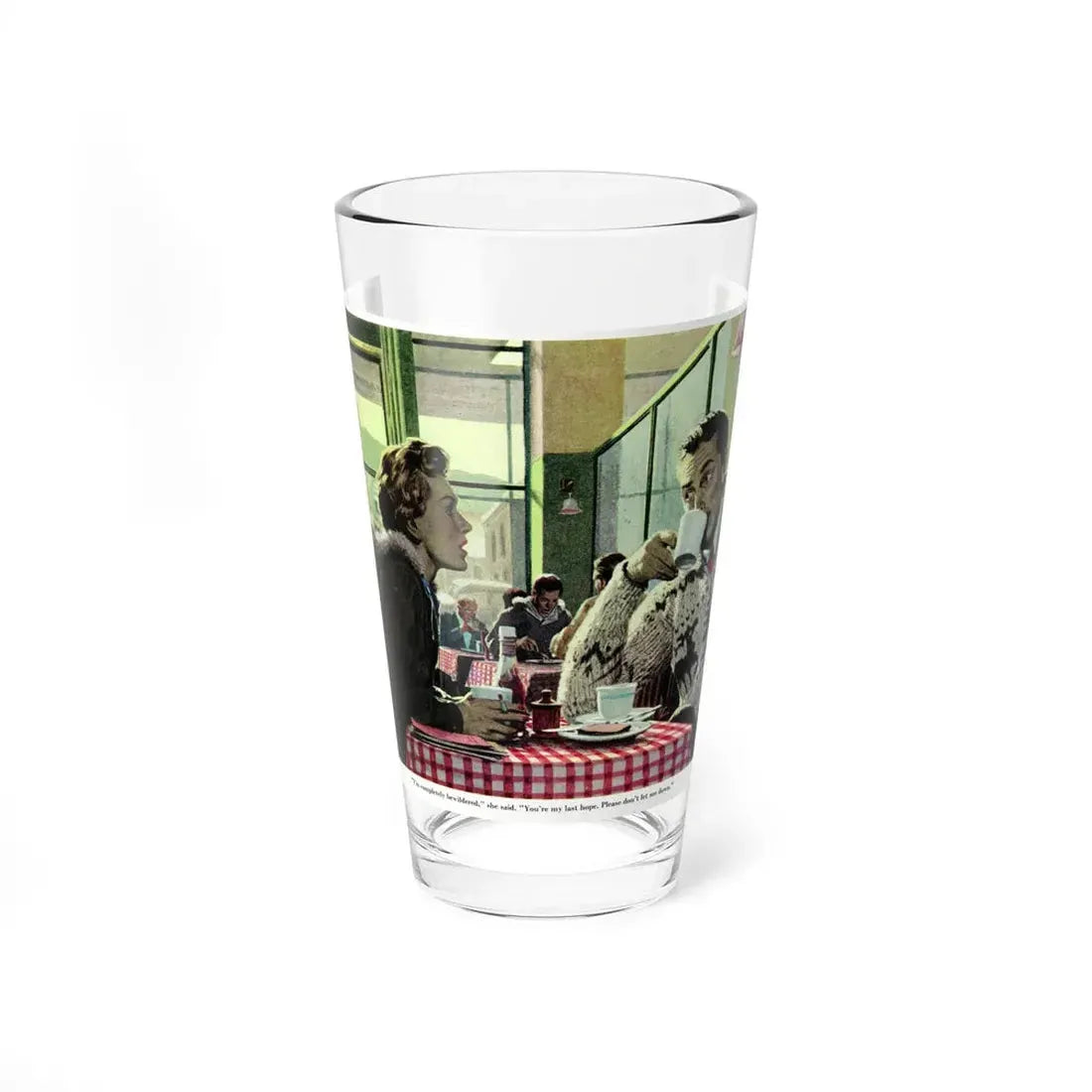 NWT Drama, 1954 (Magazine Illustration) Pint Glass 16oz 16oz - Go Mug Yourself