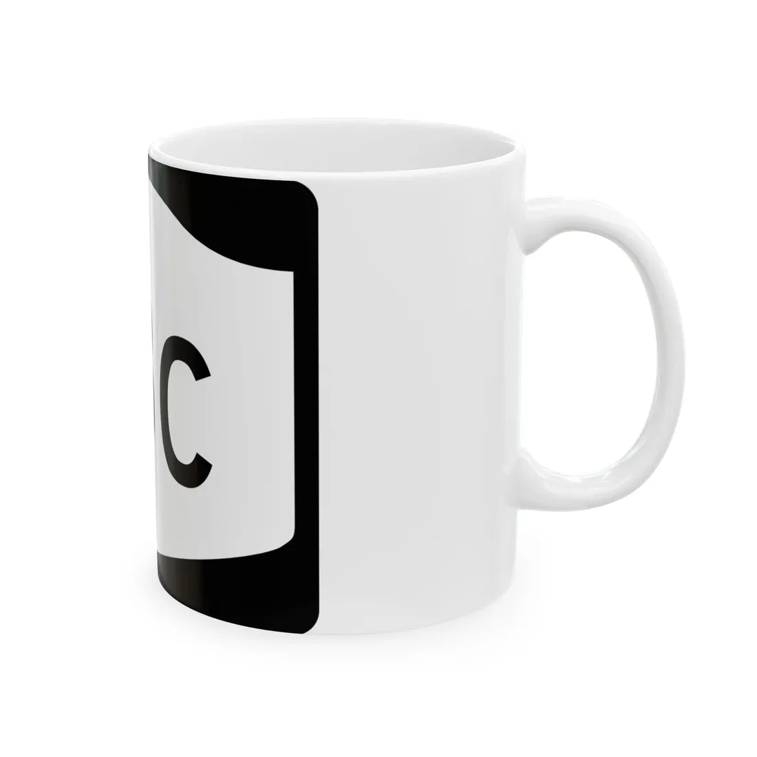 NY-18C (New York) (Road Sign) White Coffee Mug - Go Mug Yourself