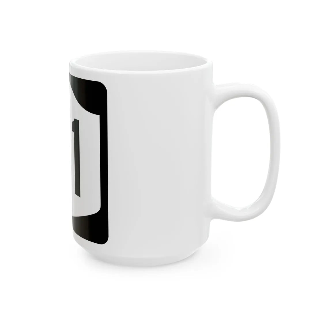 NY-21 (New York) (Road Sign) White Coffee Mug - Go Mug Yourself