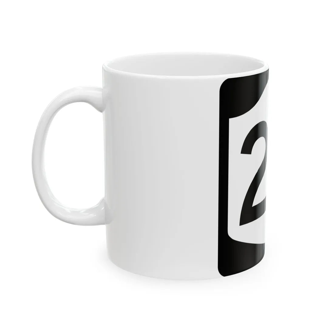NY-22 (New York) (Road Sign) White Coffee Mug - Go Mug Yourself