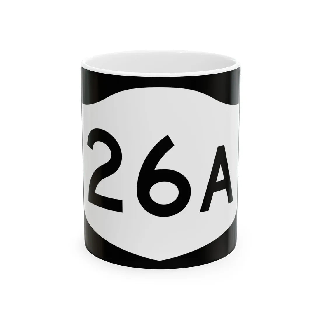 NY-26A (New York) (Road Sign) White Coffee Mug 11oz - Go Mug Yourself