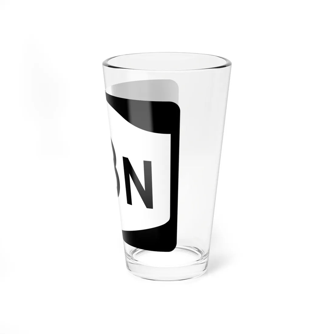 NY-28N (New York) (Road Sign) Pint Glss 16oz - Go Mug Yourself