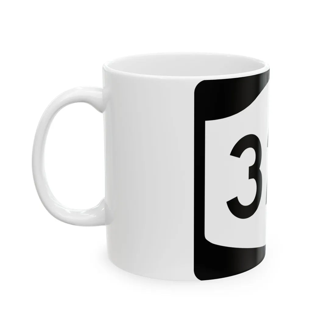 NY-32B (New York) (Road Sign) White Coffee Mug - Go Mug Yourself