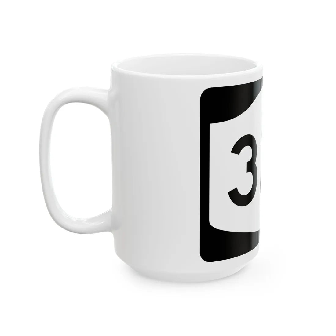 NY-32B (New York) (Road Sign) White Coffee Mug - Go Mug Yourself
