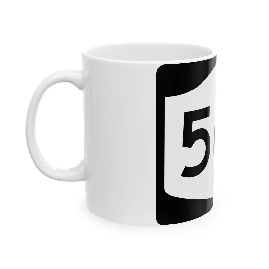 NY-56A (New York) (Road Sign) White Coffee Mug - Go Mug Yourself