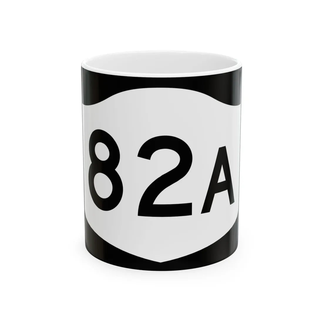 NY-82A (New York) (Road Sign) White Coffee Mug 11oz - Go Mug Yourself