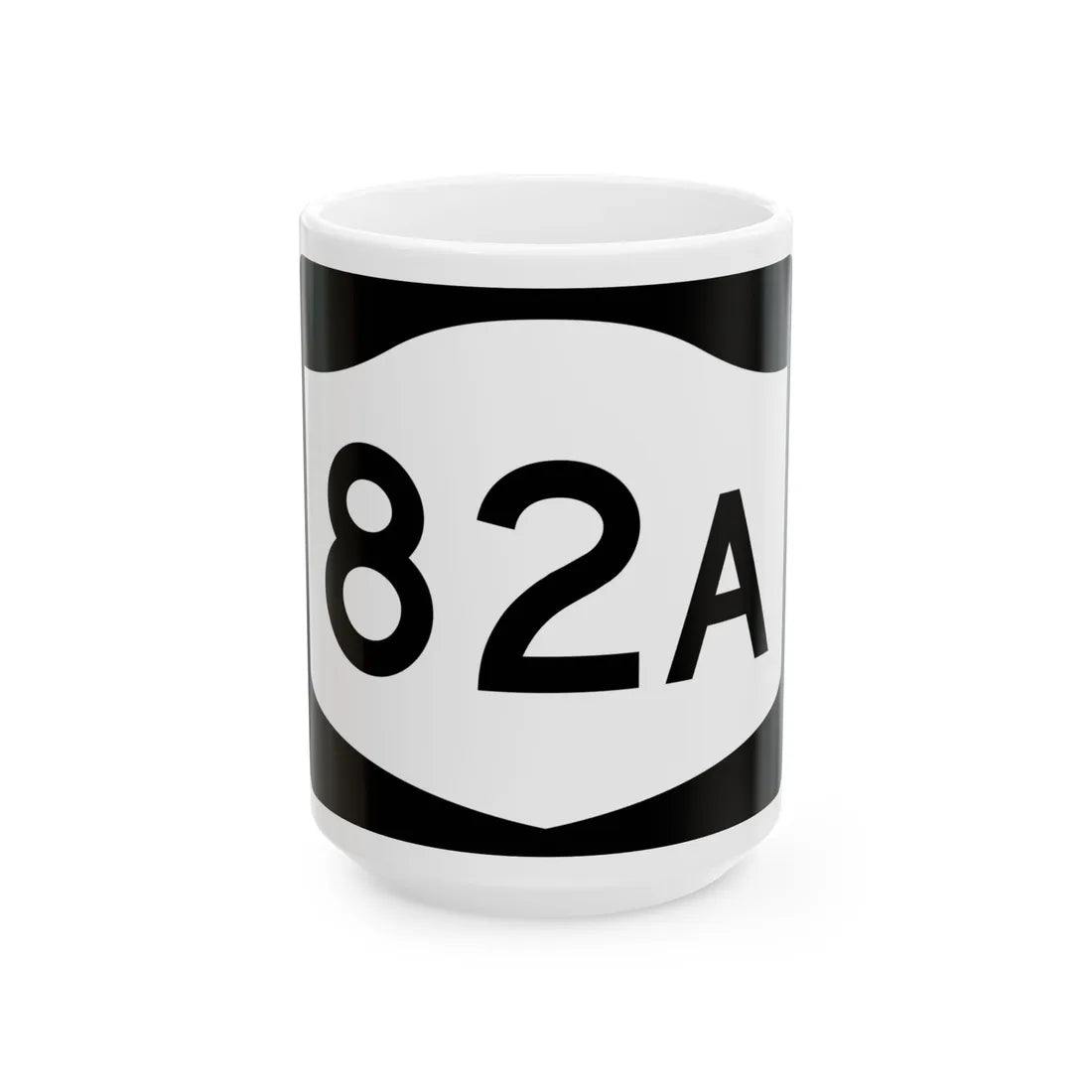 NY-82A (New York) (Road Sign) White Coffee Mug 15oz - Go Mug Yourself